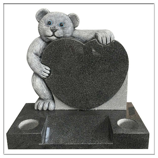 Child Monument with Bear Statue