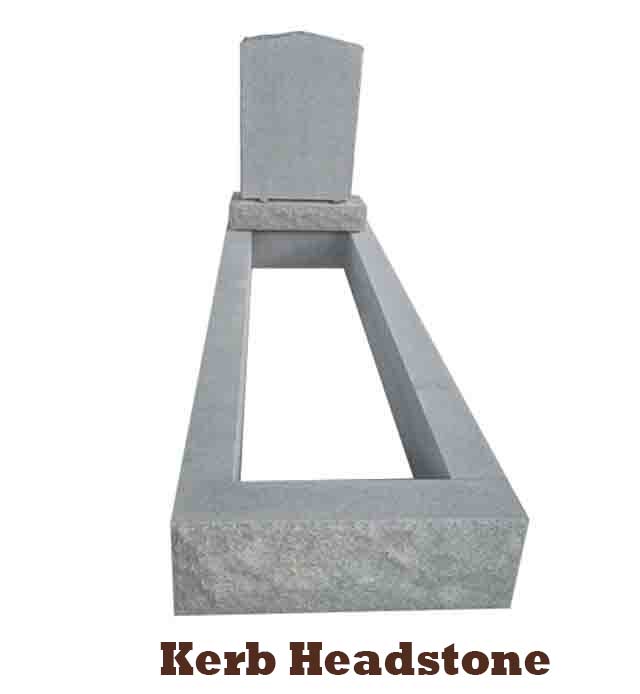 Ledger Kerb Set Granite Headstone