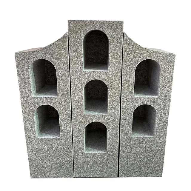Customized Unique Design G603 Gray Granite Columbarium