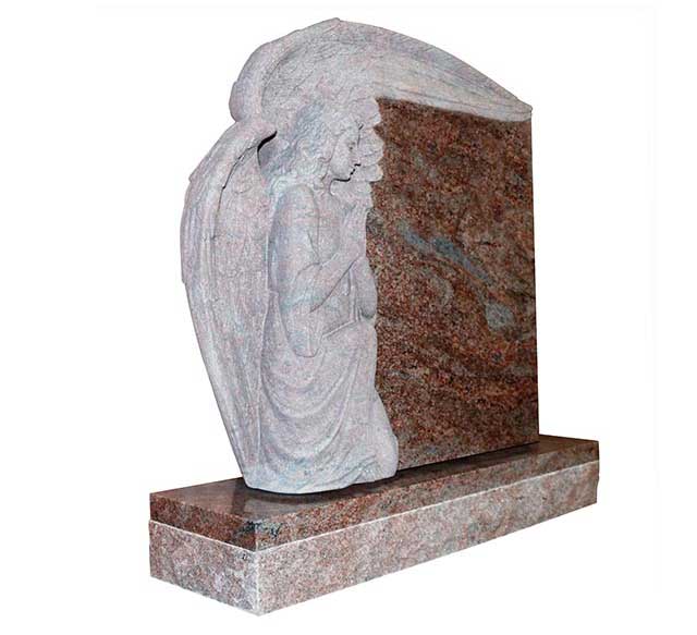 Kneeling Angel Tombstone for Graves America